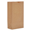 Food Service | Ross & Wallace Paper Products 130310500PK/BL 7 in. x 4.38 in. x 13.75 in. #10 Size Extra-Heavy-Duty Grocery Paper Bags - Kraft (500/Bundle) image number 0