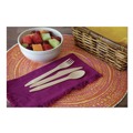 Cutlery | Eco-Products EP-S212-W General Purpose Fork Wood Cutlery - Natural (500/Carton) image number 2