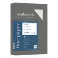 Copy & Printer Paper | Southworth 914C-01 24 lbs. Bond Weight 8.5 in. x 11 in. Granite Specialty Paper - Gray (1/Box) image number 0
