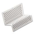 Desk Accessories & Office Organizers | Artistic ART20001WH Urban Collection Perforated Steel Punched Metal Business Card Holder Holds 50 2 in. x 3.5 in. Cards - White image number 1