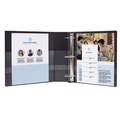 Binders | Avery 79693 11 in. x 8.5 in. DuraHinge Heavy-Duty View Binder with 3 One Touch EZD Rings and 3 in. Capacity - Black (4/Carton) image number 1