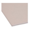 File Folders | Smead 12310 0.75 in. Expansion Reinforced Top Tab Colored File Folders - Letter Size/Gray (100/Box) image number 3