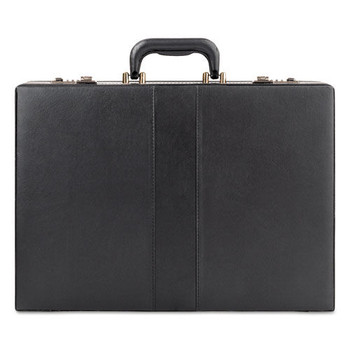 SOLO K85-4 12.5 in. x 4 in. x 17.5 in. Vinyl Classic Attache Case - Black