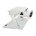 Office Desks & Workstations | 3M SD60W 35.4 in. x 23.2 in. x 6.2 in. to 20 in. Precision Standing Desk - White image number 2