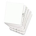 Dividers & Tabs | Avery 11914 11 x 8.5 Avery Style Preprinted Legal Exhibit Side 10-Tab Index Dividers - White (25/Pack) image number 5