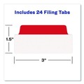 Dividers & Tabs | Avery 74775 Ultra Tabs 3 in. x 1.5 in. 1/3-Cut Repositionable Wide and Slim Tabs - Assorted (1-Set) image number 5
